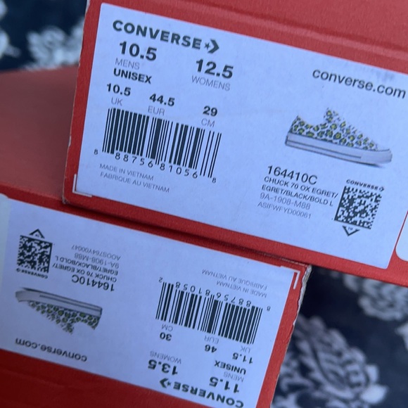 Converse Chuck Taylor 70 All Star OX Egret/Black/Bold Light MEN`S - Picture 16 of 16